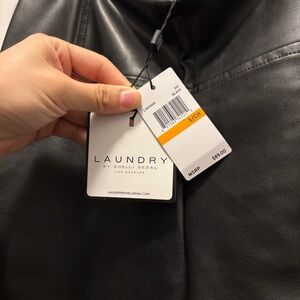 Laundry by Shelli Segal Sleek Black Outerwear